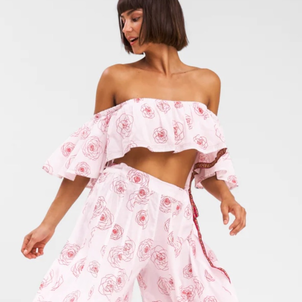 Pitusa Printed Flare Pants and Top Set